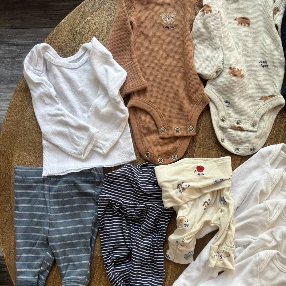 Carter's Baby Premie Bundle Lot Newborn  Baby Boy Infant Clothes